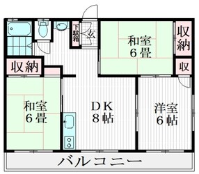 第3松ノ木マンションの物件間取画像